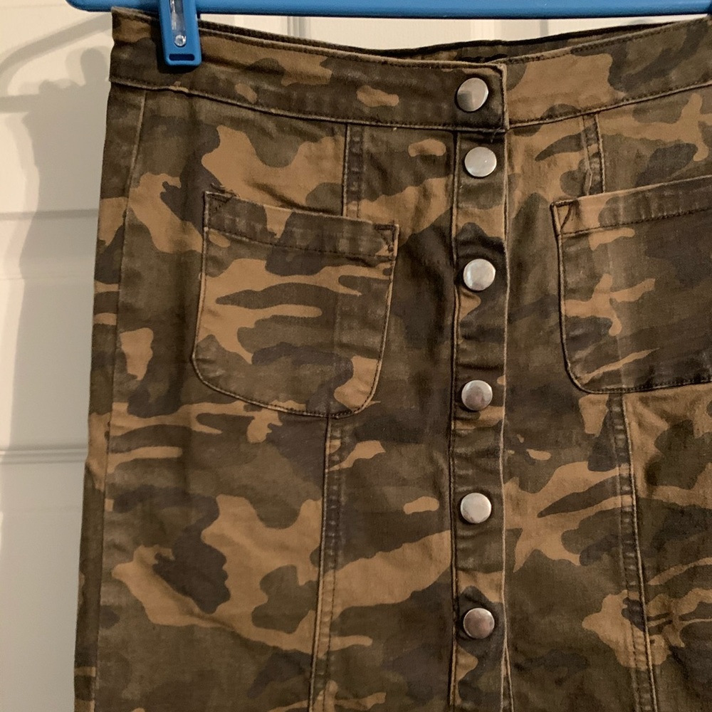 Camo Pencil Skirt